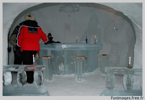 funimages image photo insolite hotel igloo architecture glace neige ski